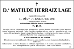 Matilde Herraiz Lage